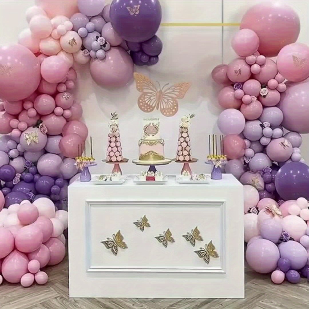 Pink Purple Balloon Garland Arch Kit - 179pcs