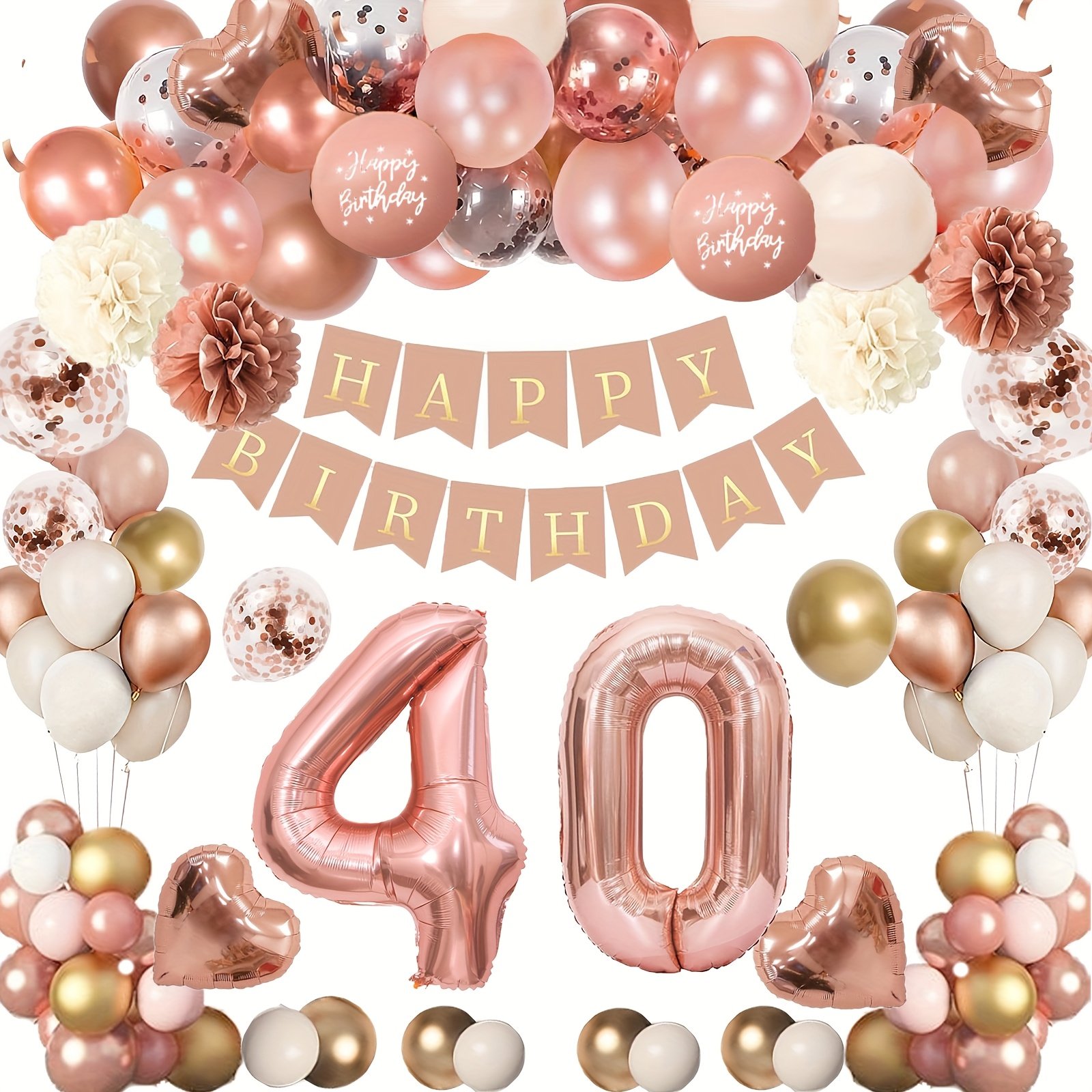 Romantic Rose Gold Wedding Arch